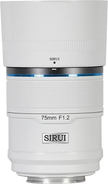 Actual product image Sirui Sniper AS-2S-EW 16mm & 75mm F1.2 APS-C/S35 Auto-Focus Lens(E Mount,White) (Sony E, APS-C / DX)