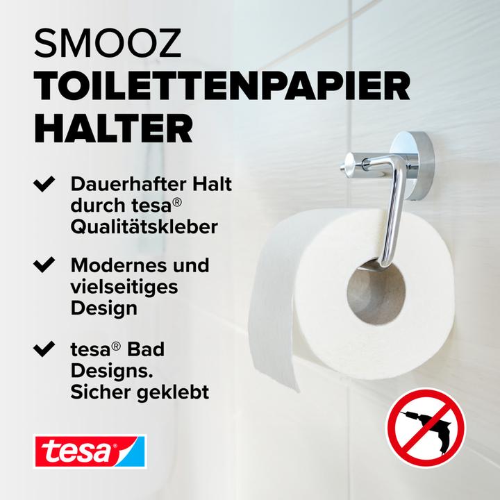 Actual product image tesa Toilet paper holder Smooz