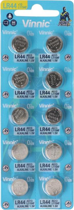Vinnic Positive Power (10 Stk., LR44, 175 mAh)