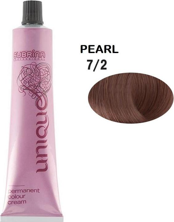 Subrina Professional Unique Permanent Hair Dye 72 Medium Pearl Blonde - 100 Ml