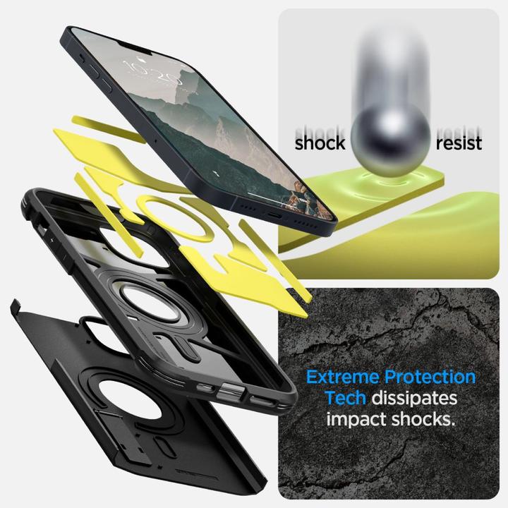 Produktbild Spigen Tough Armor Mag Magsafe iPhone 14 case - Black (Apple iPhone 14)