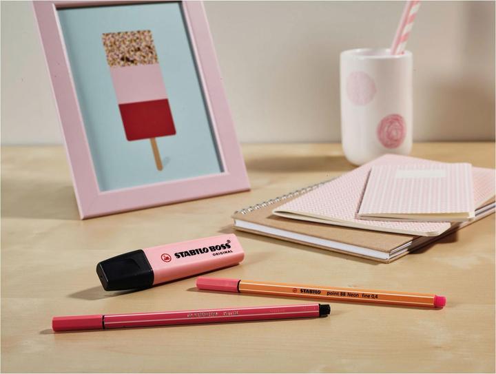 Produktbild STABILO Boss Original (Violett Pastel, Orange Pastel, Gelb Pastel, Grün Pastel, Blau Pastel, Pink Pastel, 5 mm, 6 x)