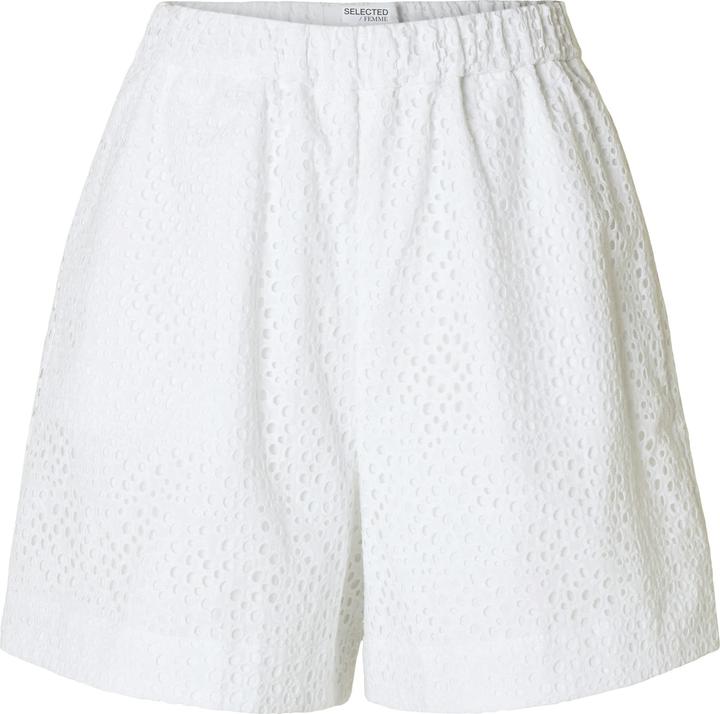 Produktbild Selected Homme Broderie Anglaise Højtaljede shorts (36)