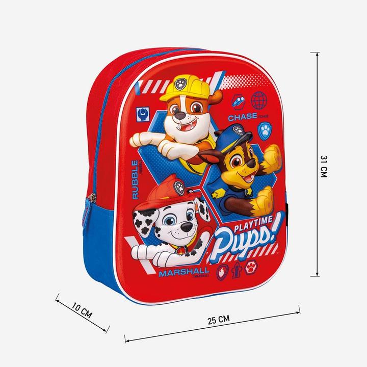 Immagine prodotto Paw Patrol Zaino per bambini 3D The Red 25 x 31 x 10 cm