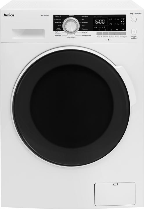Amica Washing machine WA 484 070 Capacity 8 kg 1400 rpm (8 kg, Left)