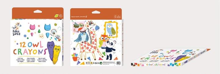 Immagine prodotto Magni Figura pastelli a cera gufo (Multicolore, 12 x)