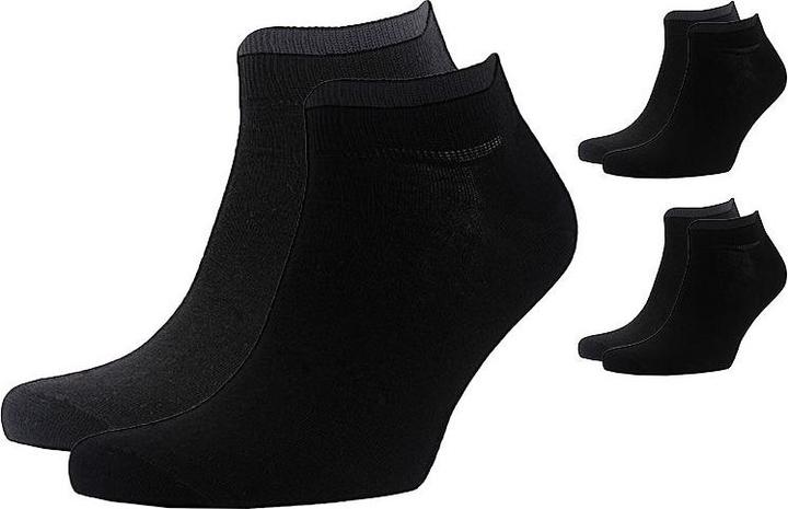 Cocain Sneaker 47/49, Schwarz - Socken (6er Pack, 47 - 49)