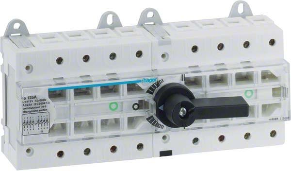Actual product image Hager Load transfer switch 4 pole 125A HI406R