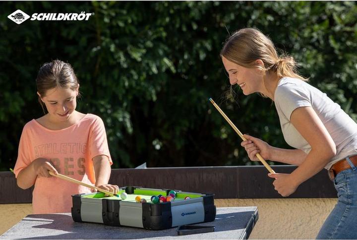 Actual product image Schildkröt Family game mini billiards table