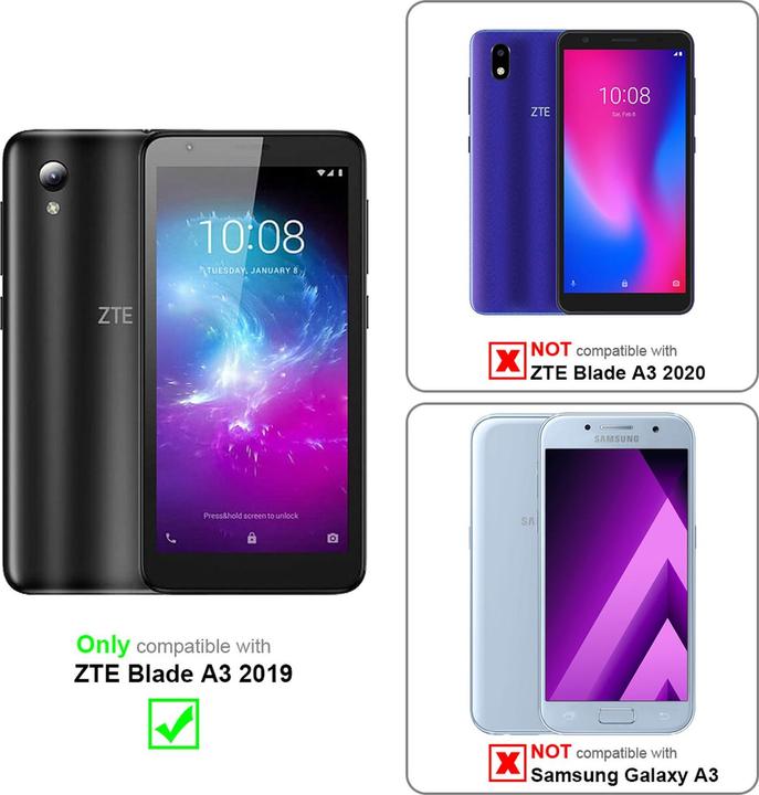 Image du produit Cadorabo Verre de protection d'écran (1 pièce(s), ZTE Blade A3)