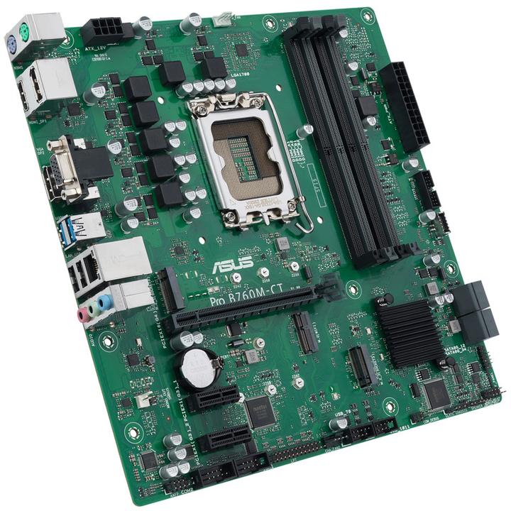 Image du produit ASUS MB PRO B760M-CT-CSM (INTEL,1700,DDR5,mATX) (LGA 1700, Intel B760, mATX)