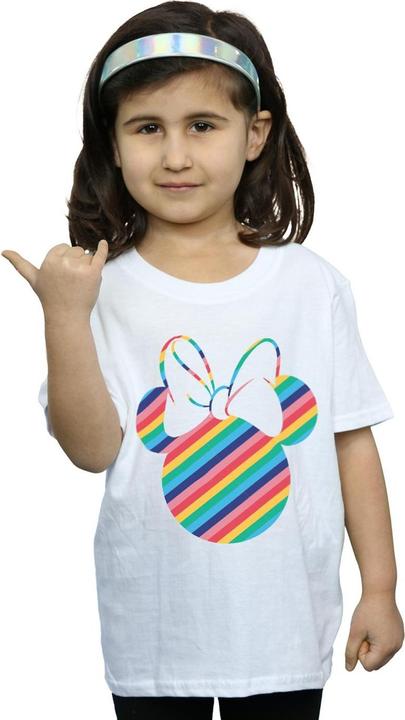 Produktbild Disney Minnie Mouse Rainbow Face TShirt Mädchen (140, 146)