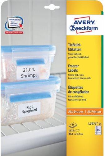 Produktbild Avery Tiefkühl-Etiketten