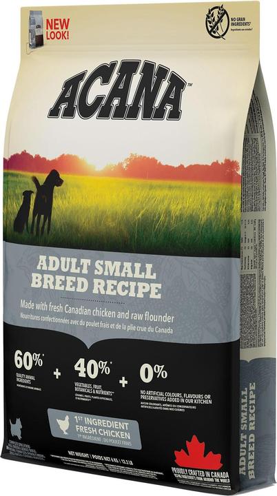 Actual product image Acana Dog Heritage ADULT SMALL BREED 2Kg (Adult, 1 pcs., 2000 g)