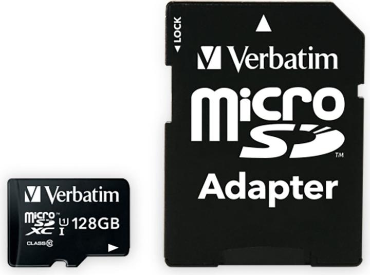 Produktbild Verbatim Micro SDXC Card Class 10 (128 GB, microSDXC, U1, UHS-I)