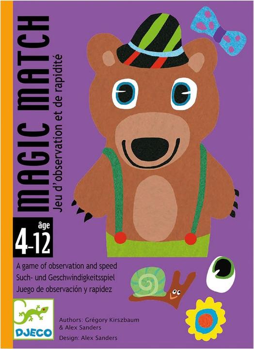 Actual product image Djeco Magic Match card game (mult)