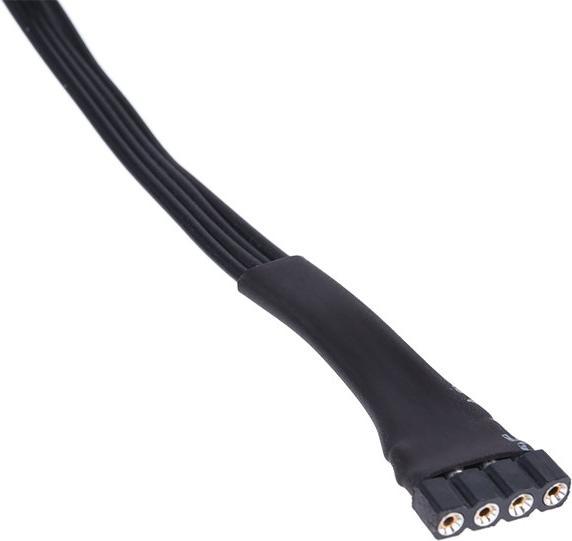 Produktbild Alphacool RGB 4pol LED Adapterkabel f??r Mainboards - Schwarz 50cm