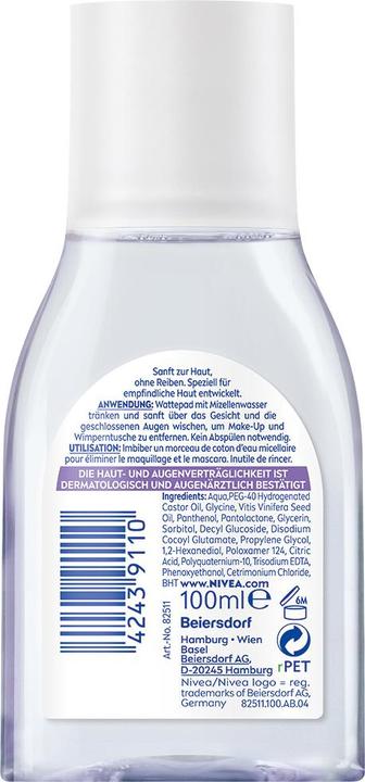 Produktbild NIVEA Beruhigendes Mizellenwasser (n) (Mizellenwasser, 100 ml)