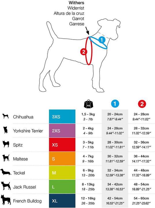 Produktbild Curli Geschirr Merino (XXS, Hund, Allgemein)