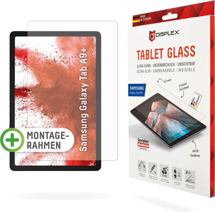 Displex Tablet Glass, Tablet Schutzglas (1 pièce(s), Galaxy Tab A9+)