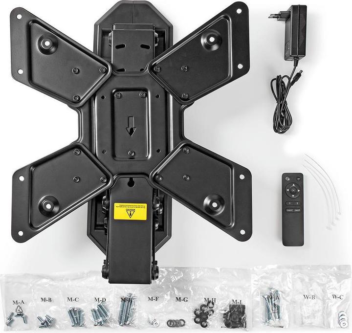 Produktbild Nedis Motorbetriebene Deckenhalterung für TV-Geräte - 23 – 55 Zoll - Max. 30 kg - 2 voreingestell (Decke, 55", 30 kg)