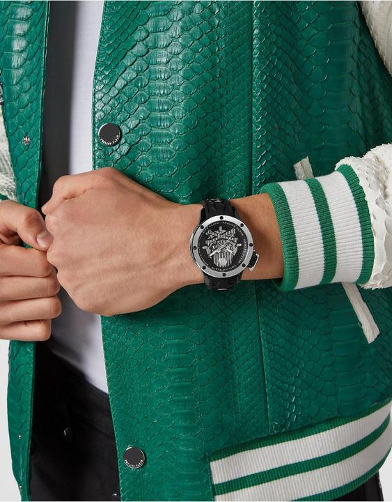Actual product image Philipp Plein PWUAA0523 Hyper Sport Automatic Mens Watch 46mm 5ATM (Analogue wristwatch, 46 mm)