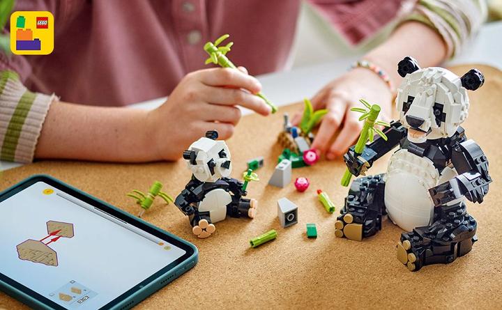 Immagine prodotto LEGO Wilde Tiere: Pandafamilie (31165, LEGO Creator 3-in-1)