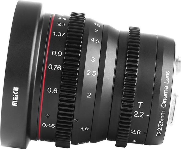 Produktbild Meike 25mm T2.2-22 MFT Cine Lens (Micro Four Thirds, APS-C / DX)
