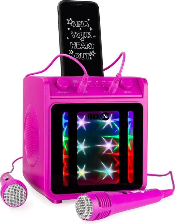 Actual product image PDT RJ SingCube Sing along Bt Speaker-Pk (1x 10 W)