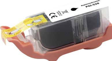 Actual product image Renkforce Ink replaces Canon PGI-520BK (2932B001) Compatible Black RF-I-C-PG