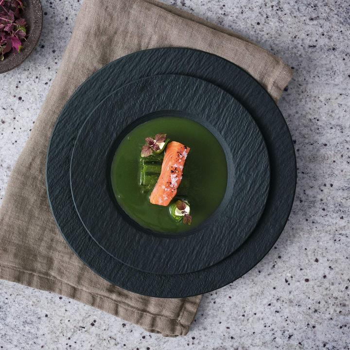 Immagine prodotto Villeroy & Boch Piatto da pranzo quadrato Fabbricazione Rock (1 x, 28 cm)
