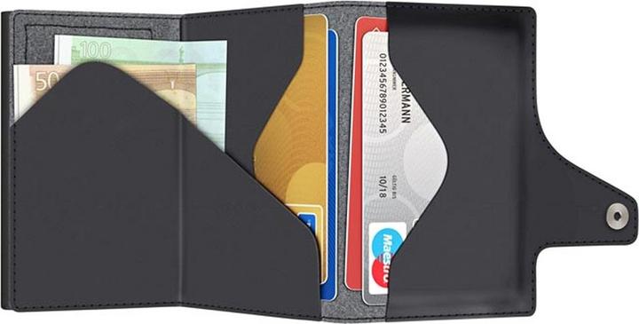 Produktbild Tru Virtu Wallet Click & Slide Vegan Bio Apple Black/Black