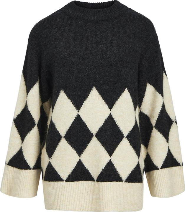Object Gemusterter Strickpullover (S)
