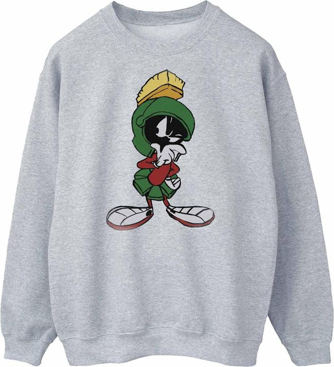 Actual product image Looney Tunes Mens Marvin The Martian Pose Sweatshirt (3XL)