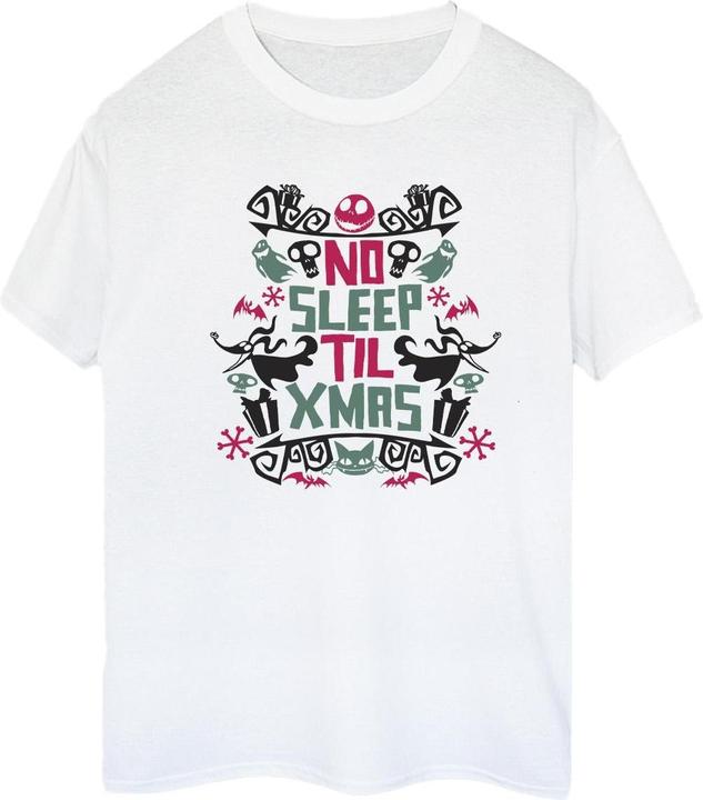 Immagine prodotto Disney The Nightmare Before Christmas No Sleep Til Xmas Maglietta Ampia Donna (XXL)