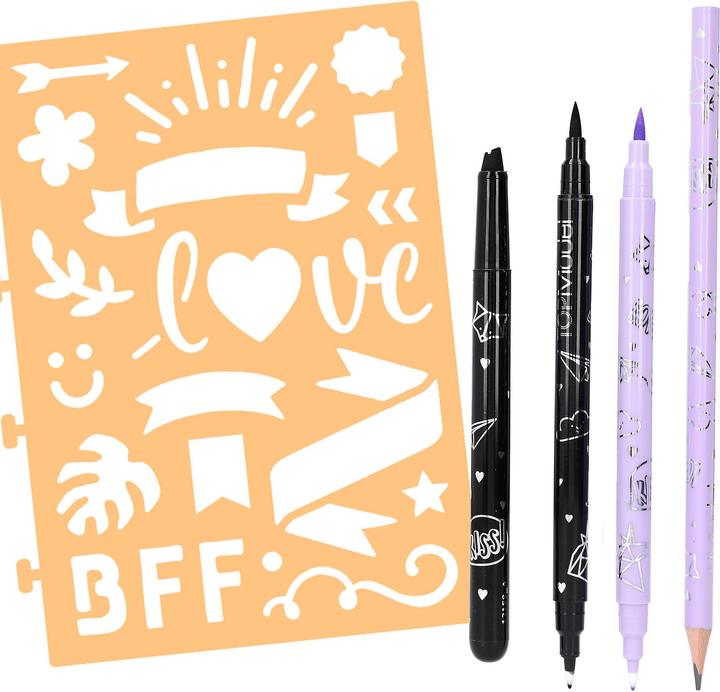 Actual product image Depesche TOPModel - Colouring Book Set Handlettering (0412158)