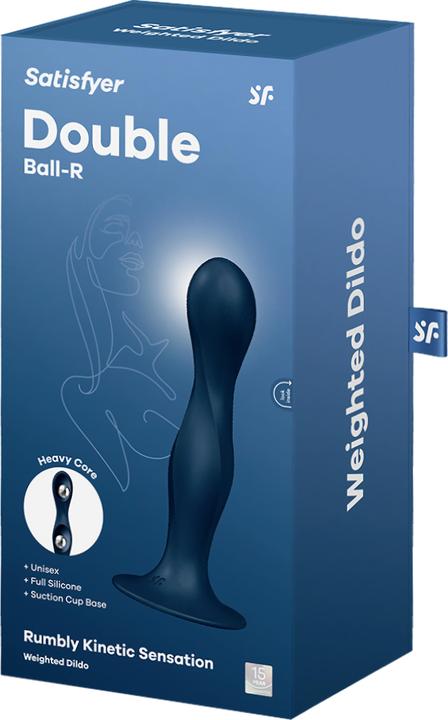 Actual product image Satisfyer Double Ball-R dark blue