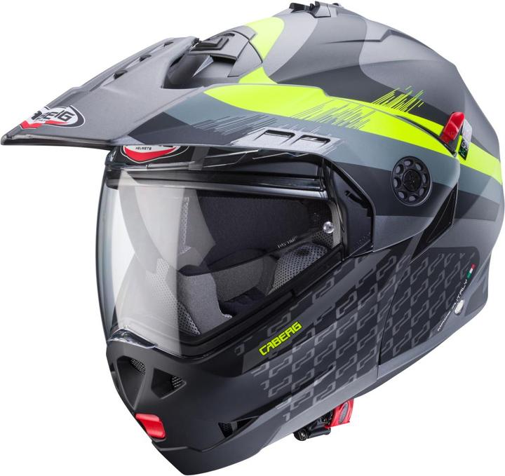 Produktbild Caberg TOURMAX X SARABE matt gun metal-schw.-fluo gelb XS (XS)