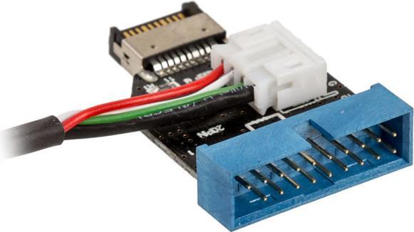 Actual product image Akasa Adapter internal USB 3.1 to internal USB 3.0 (0.40 m, USB 3.2 Gen 2x2)