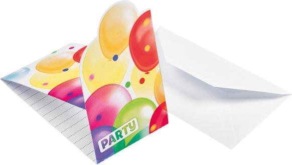Immagine prodotto Magni Biglietti d'invito Palloncini 8s (10 x)