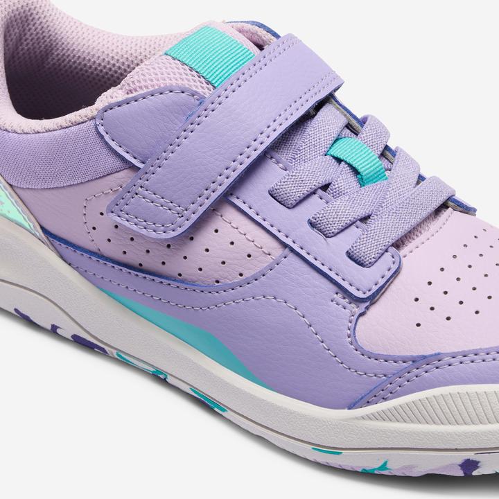Immagine prodotto Decathlon Fitnessschuhe Kinder robust Multisport - Playventure Yard Sneaker lila/grün (33)
