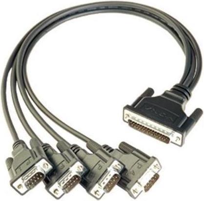 Actual product image Moxa CBL-M44M9X4-50 (POS) - DB44 male to 4 x DB9 male serial cable, 50 cm (0.50 m)