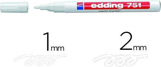 Produktbild Edding Lackstiftmarker (Weiss, 2 mm, 1 x)