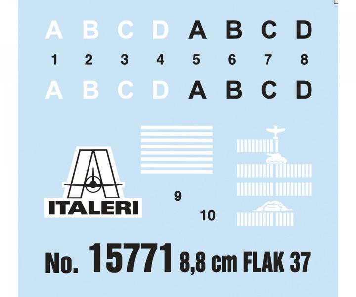 Produktbild 1:56 8.8cm Flak 37 w/ crew (+ 7 figures)
