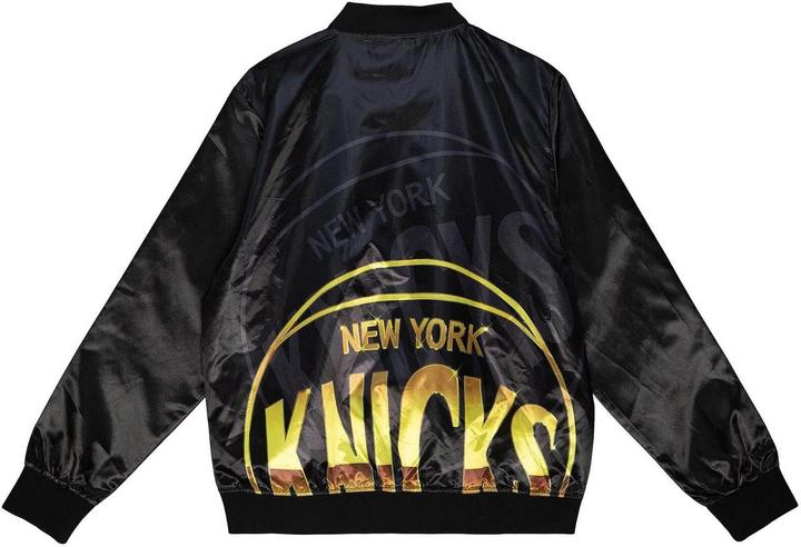 Produktbild Mitchell & Ness M&N Big Face 4.0 Satin Jacke - NBA New York Knicks - S (S)