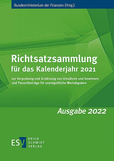 Produktbild Richtsatzsammlung für das Kalenderjahr 2021 (Deutsch, Bundesministerium Der Finanzen, 2023)