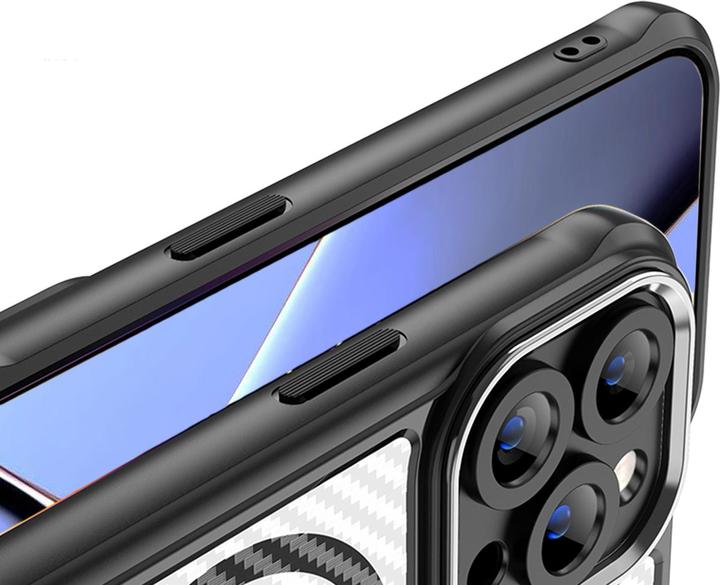Produktbild OEM Defender Carbon Mag case for iPhone 16 Pro 6,3" black (Apple iPhone 16 Pro)