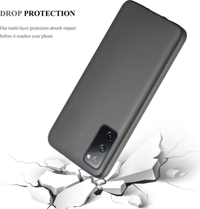 Actual product image Cadorabo TPU Matt Metallic Cover (Samsung Galaxy S20 FE)
