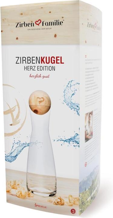 Actual product image ZirbenFamilie Swiss Pine Ball Set "Heart Edition