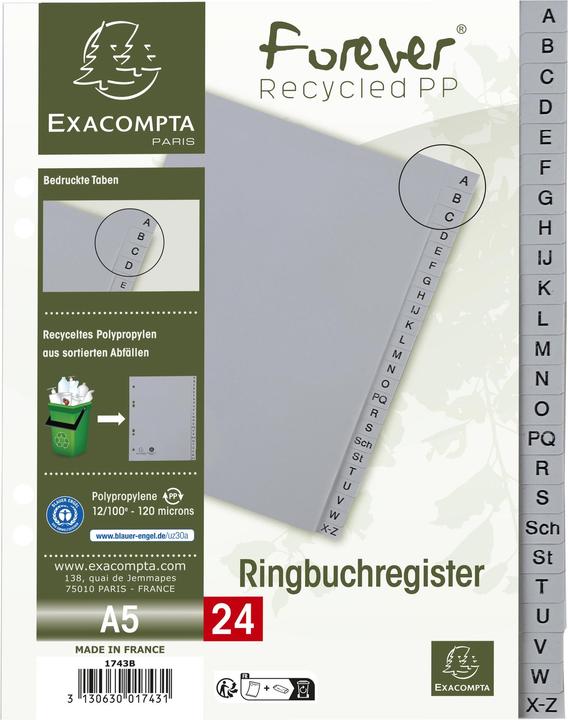 Produktbild Exacompta Register A5